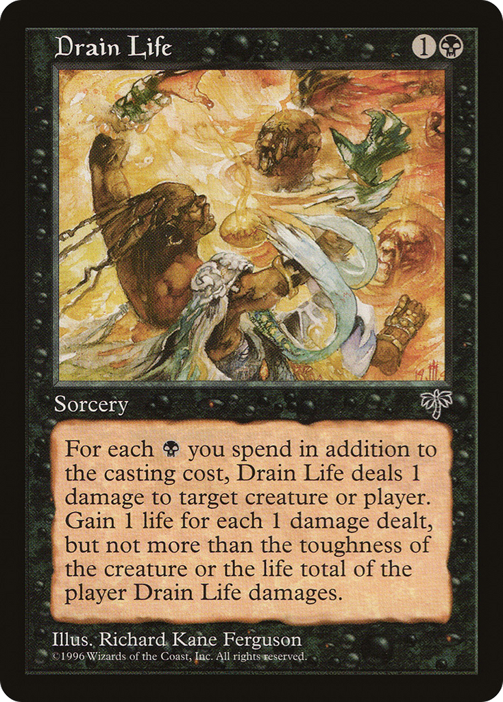 Magic: The Gathering - Drain Life - Mirage