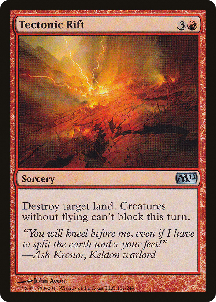 Magic: The Gathering - Tectonic Rift - Magic 2012