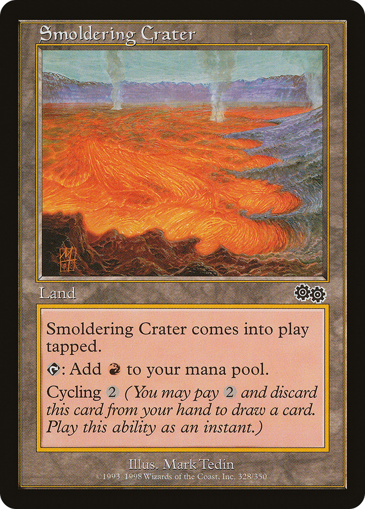 Magic: The Gathering - Smoldering Crater - Urza's Saga