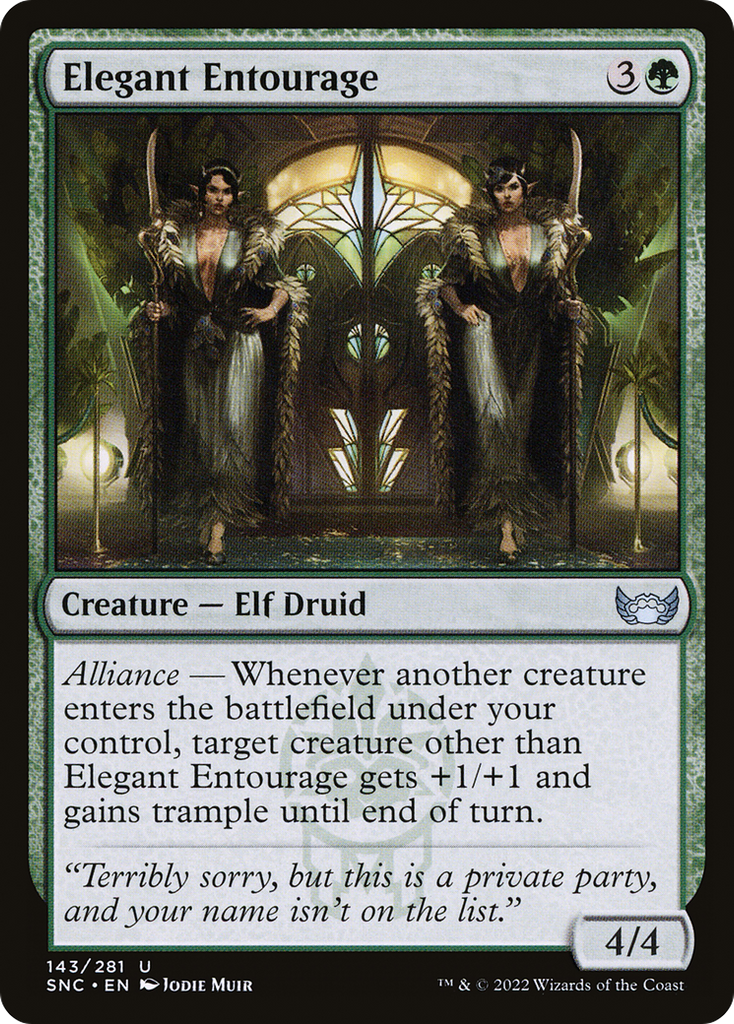 Magic: The Gathering - Elegant Entourage - Streets of New Capenna