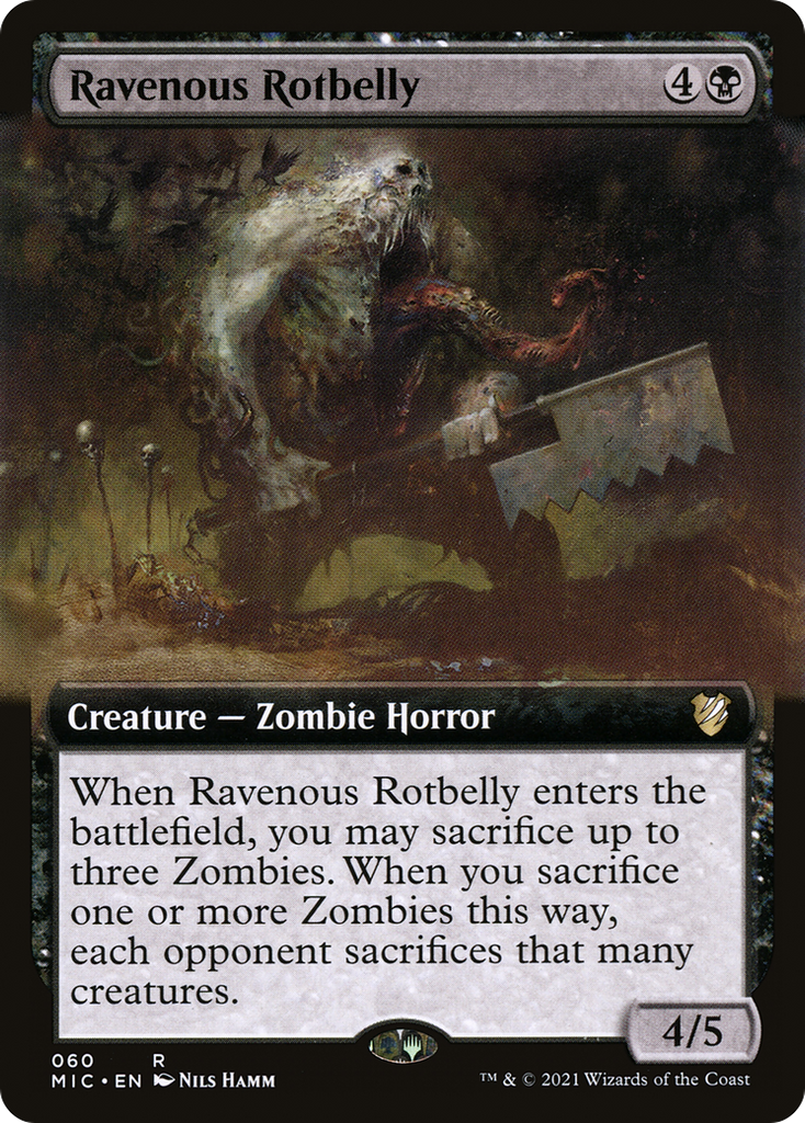Magic: The Gathering - Ravenous Rotbelly - Midnight Hunt Commander