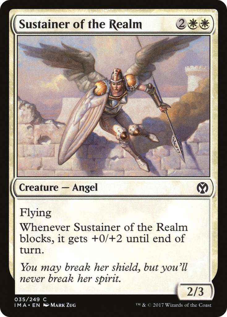 Magic: The Gathering - Sustainer of the Realm - Iconic Masters