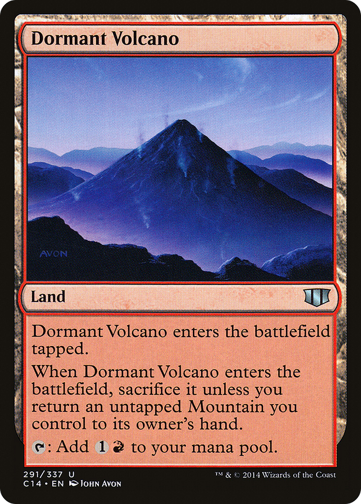 Magic: The Gathering - Dormant Volcano - Commander 2014