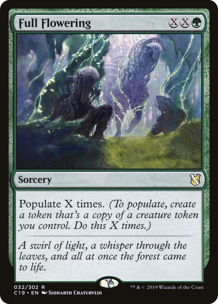 Magic: The Gathering - Full Flowering - Commander 2019