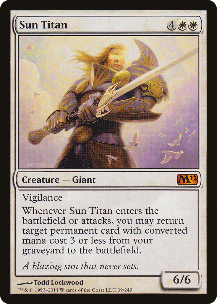 Magic: The Gathering - Sun Titan - Magic 2012