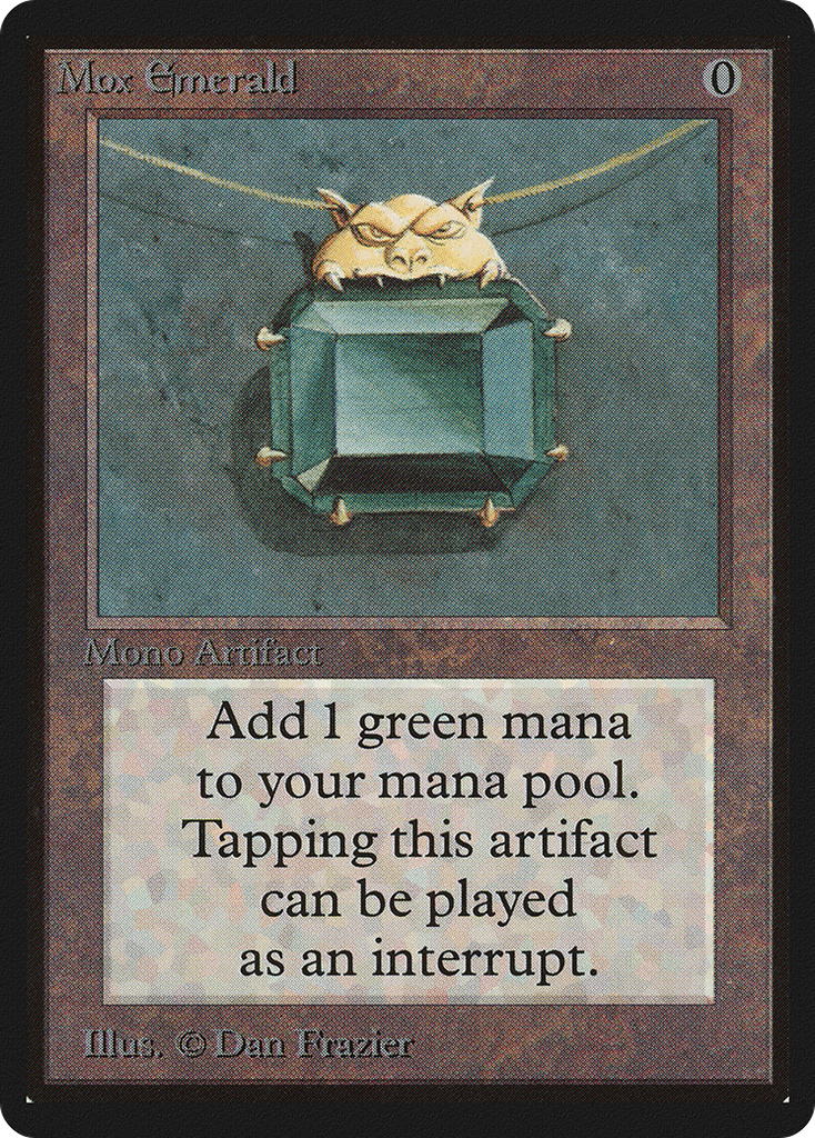 Magic: The Gathering - Mox Emerald - Limited Edition Beta