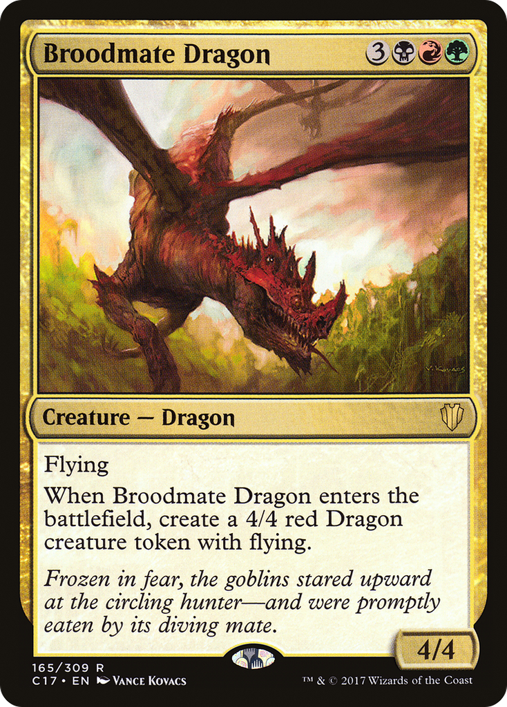 Magic: The Gathering - Broodmate Dragon - Commander 2017