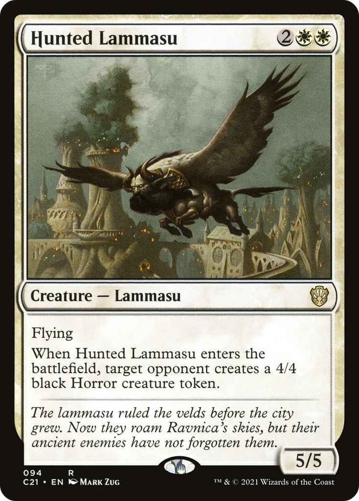 Magic: The Gathering - Hunted Lammasu - Commander 2021