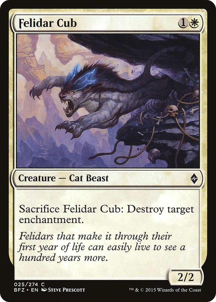 Magic: The Gathering - Felidar Cub - Battle for Zendikar