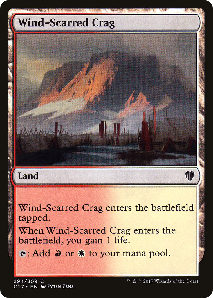 Magic: The Gathering - Wind-Scarred Crag - Commander 2017