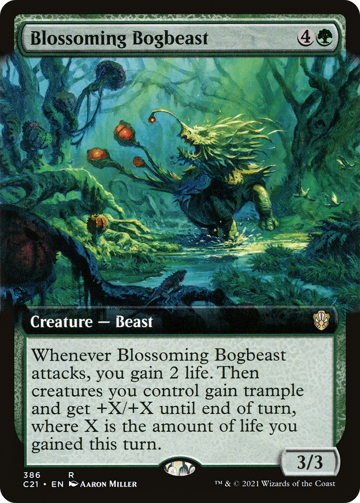 Magic: The Gathering - Blossoming Bogbeast - Commander 2021