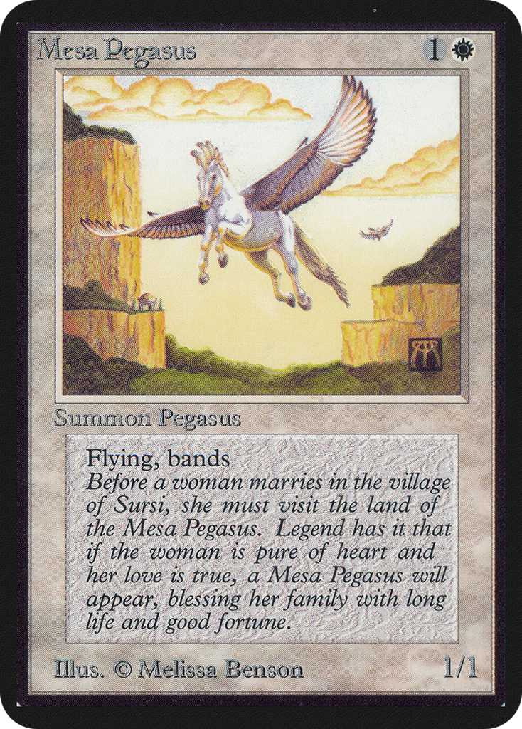 Magic: The Gathering - Mesa Pegasus - Limited Edition Alpha