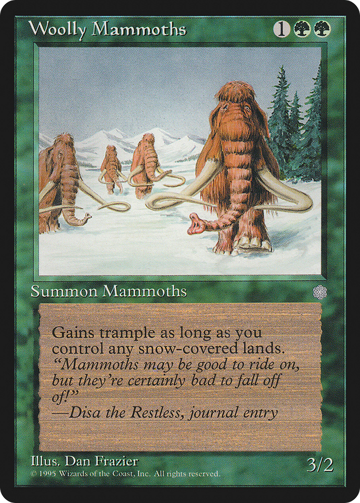 Magic: The Gathering - Woolly Mammoths - Ice Age