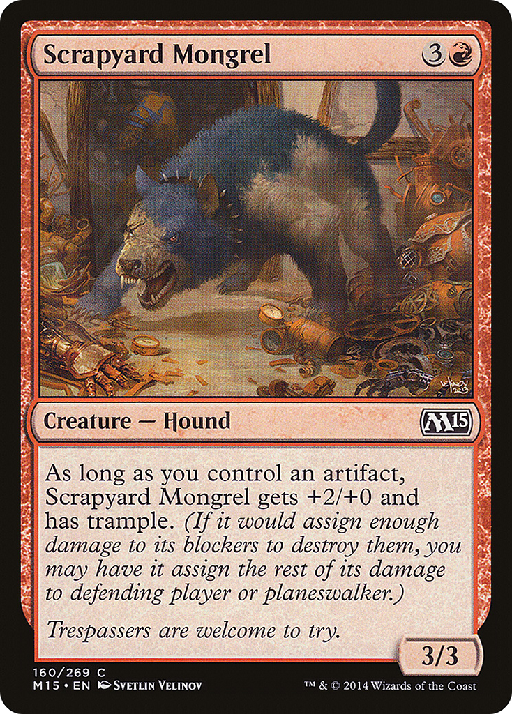 Magic: The Gathering - Scrapyard Mongrel - Magic 2015