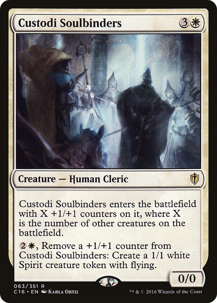 Magic: The Gathering - Custodi Soulbinders - Commander 2016