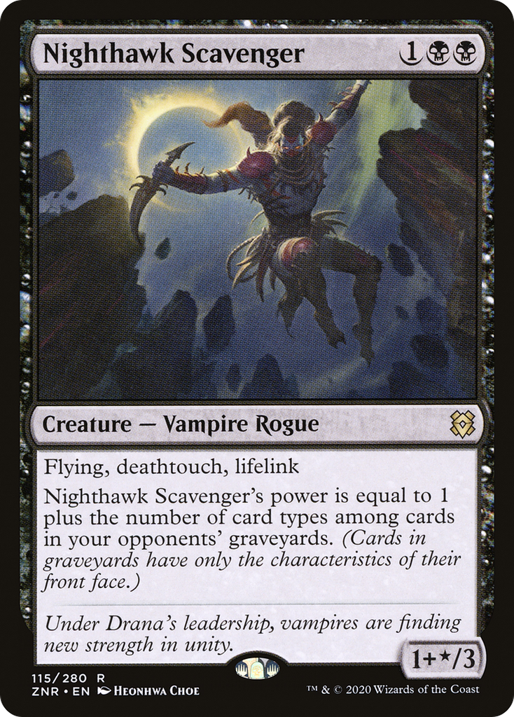 Magic: The Gathering - Nighthawk Scavenger Foil - Zendikar Rising