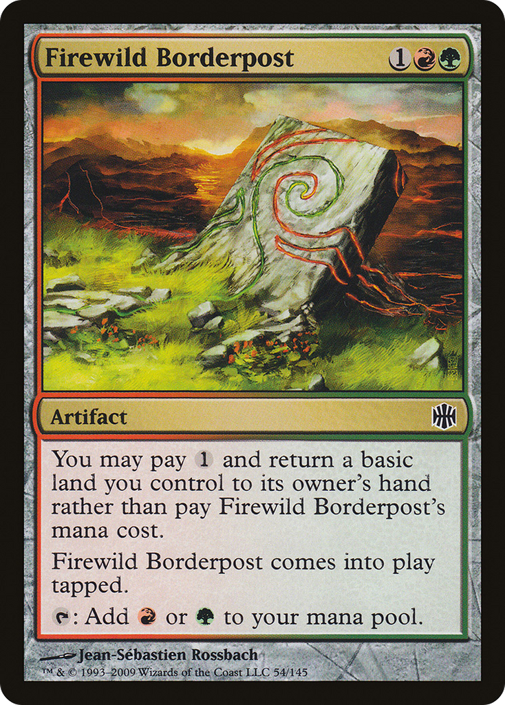 Magic: The Gathering - Firewild Borderpost - Alara Reborn