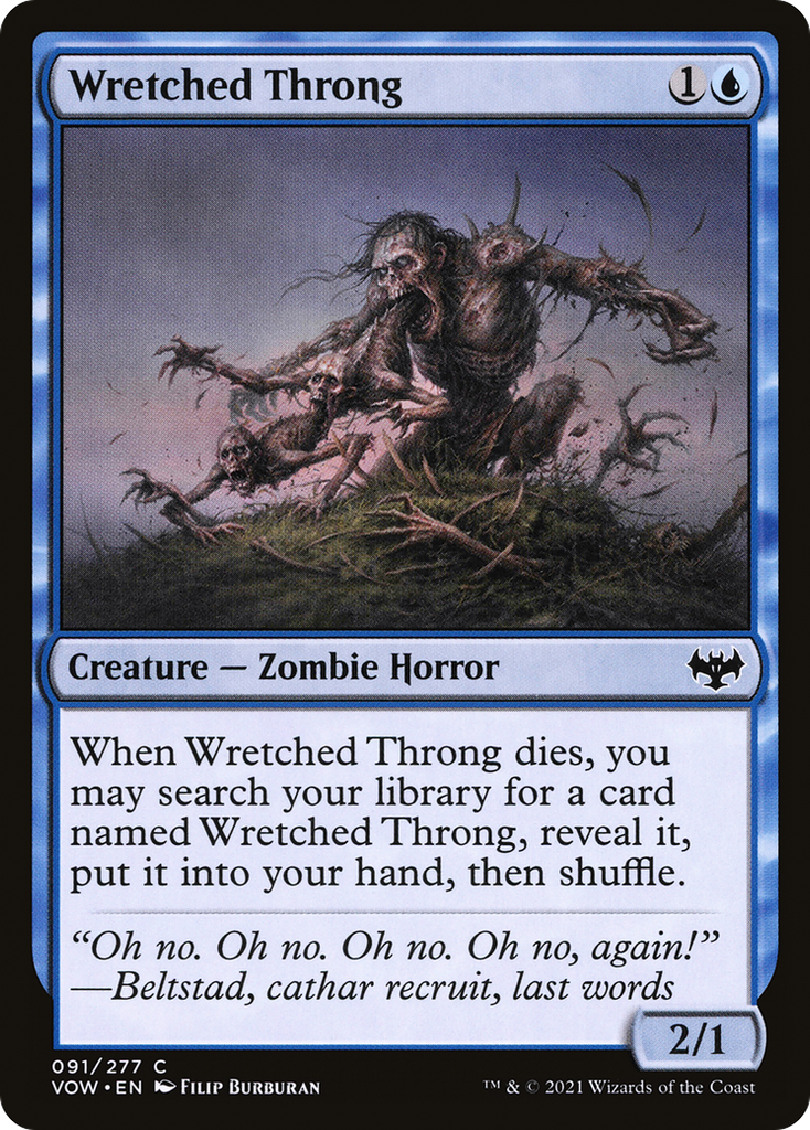 Magic: The Gathering - Wretched Throng - Innistrad: Crimson Vow