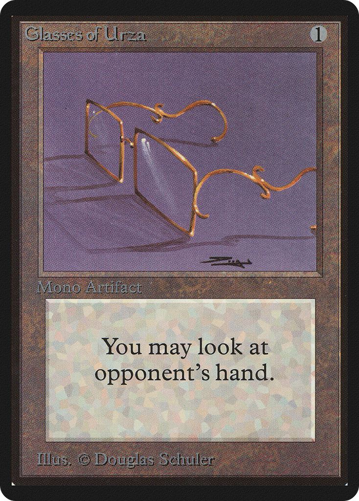 Magic: The Gathering - Glasses of Urza - Limited Edition Beta