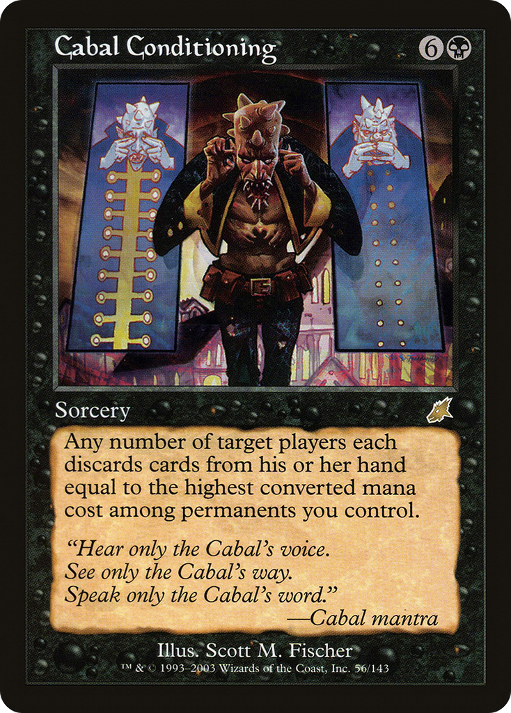 Magic: The Gathering - Cabal Conditioning - Scourge