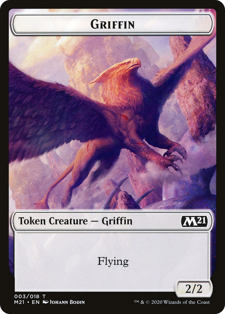 Magic: The Gathering - Griffin Token - Core Set 2021 Tokens