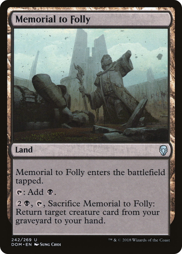 Magic: The Gathering - Memorial to Folly - Dominaria