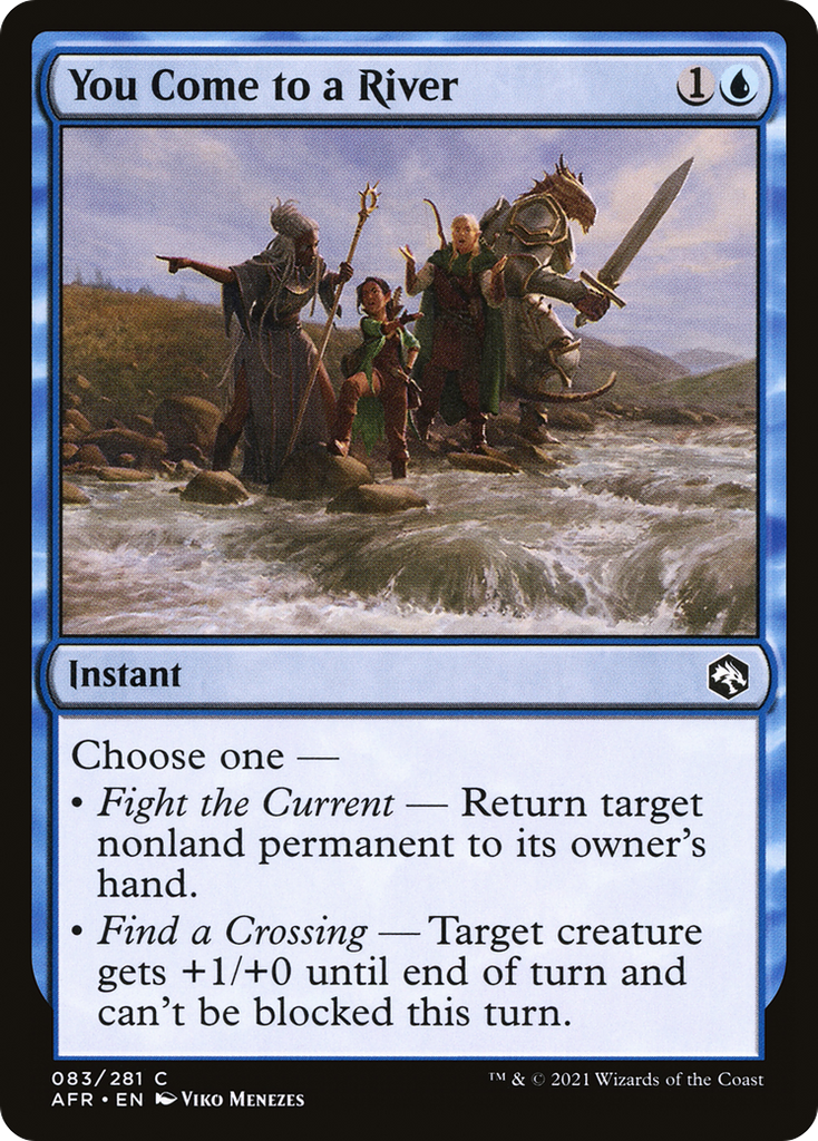 Magic: The Gathering - You Come to a River Foil - Adventures in the Forgotten Realms
