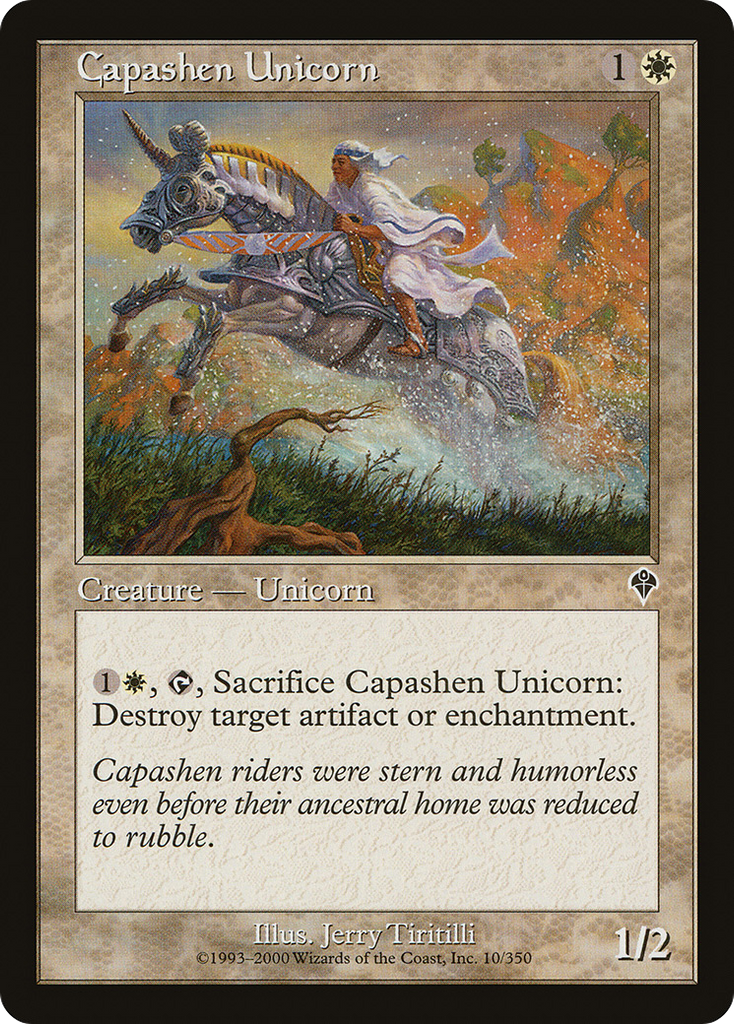 Magic: The Gathering - Capashen Unicorn - Invasion