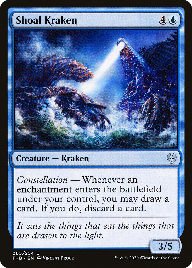 Magic: The Gathering - Shoal Kraken Foil - Theros Beyond Death