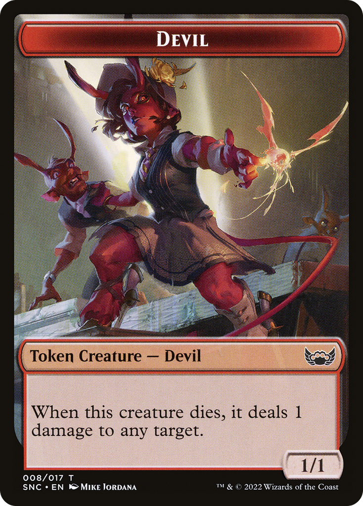 Magic: The Gathering - Devil Token - Streets of New Capenna Tokens