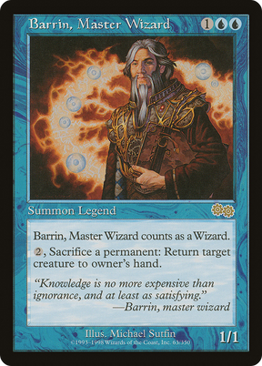 Magic: The Gathering - Barrin, Master Wizard - Urza's Saga