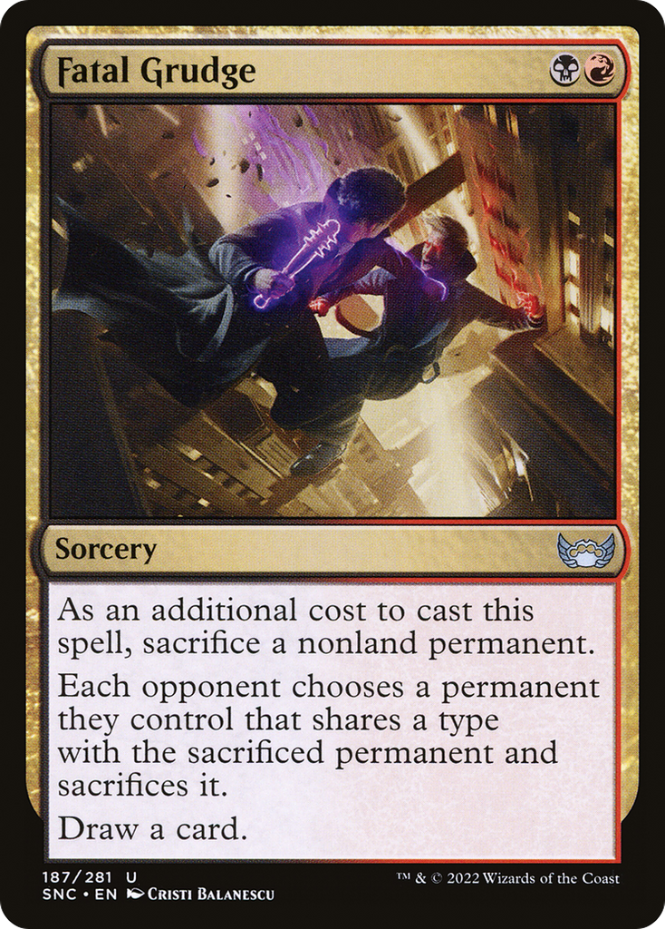 Magic: The Gathering - Fatal Grudge - Streets of New Capenna