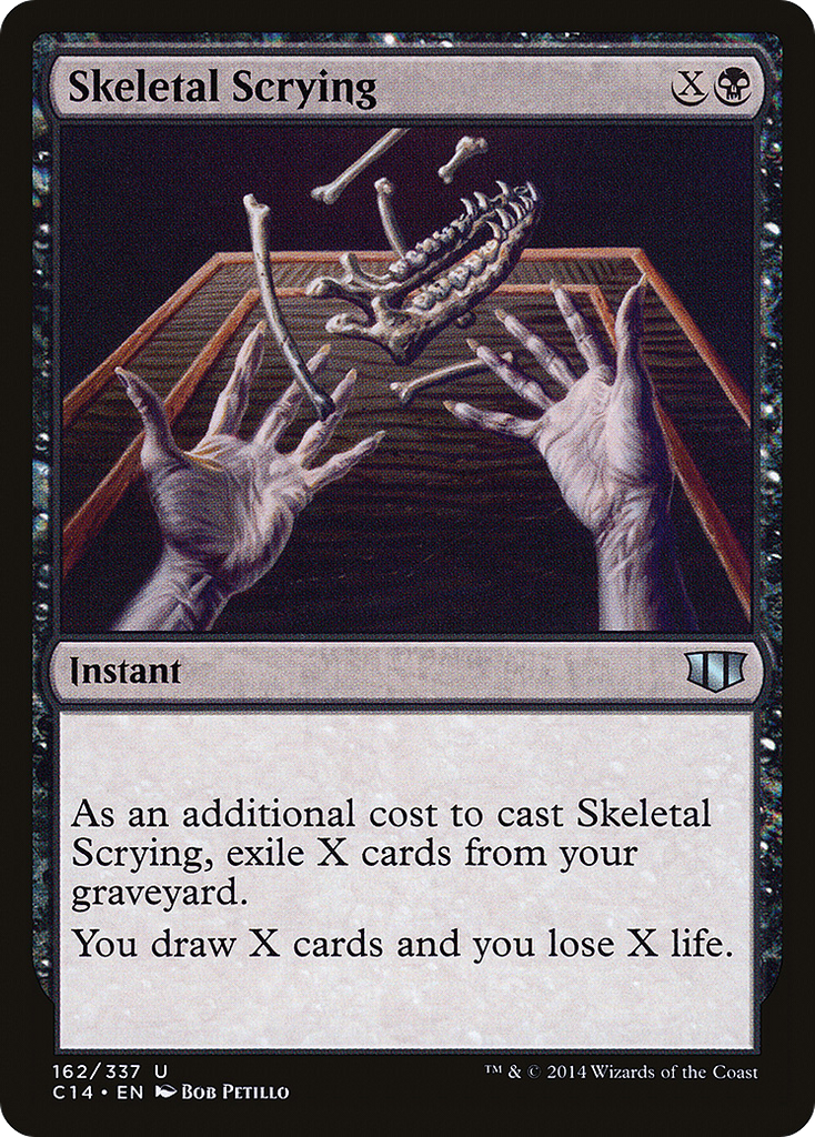 Magic: The Gathering - Skeletal Scrying - Commander 2014