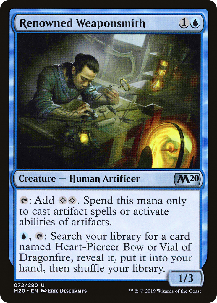 Magic: The Gathering - Renowned Weaponsmith - Core Set 2020