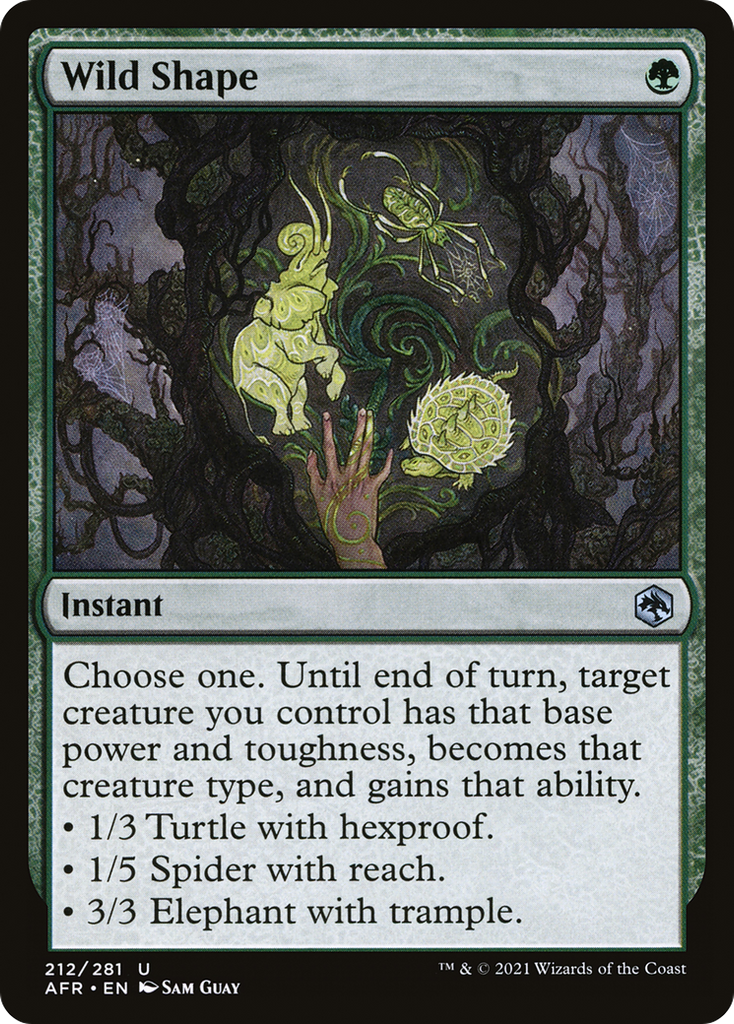 Magic: The Gathering - Wild Shape - Adventures in the Forgotten Realms