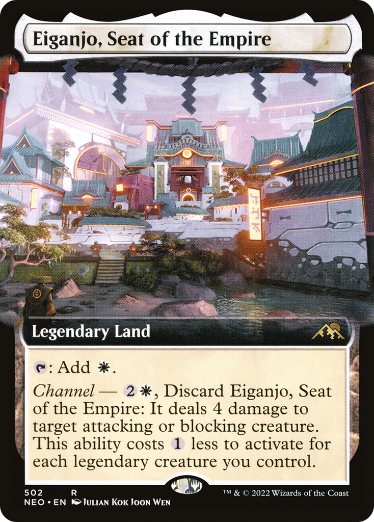 Magic: The Gathering - Eiganjo, Seat of the Empire Foil - Kamigawa: Neon Dynasty