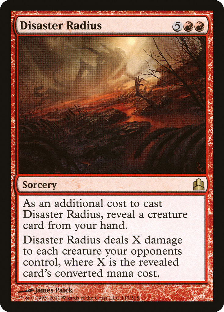 Magic: The Gathering - Disaster Radius - Commander 2011