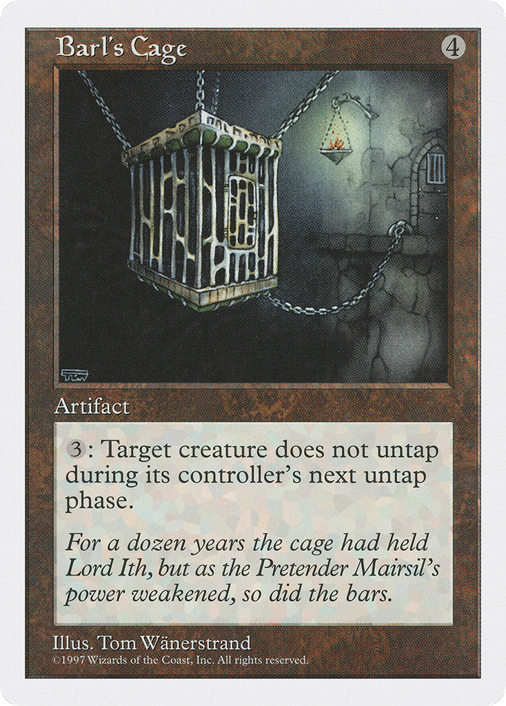 Magic: The Gathering - Barl's Cage - Fifth Edition