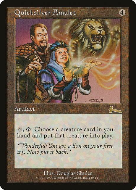 Magic: The Gathering - Quicksilver Amulet - Urza's Legacy