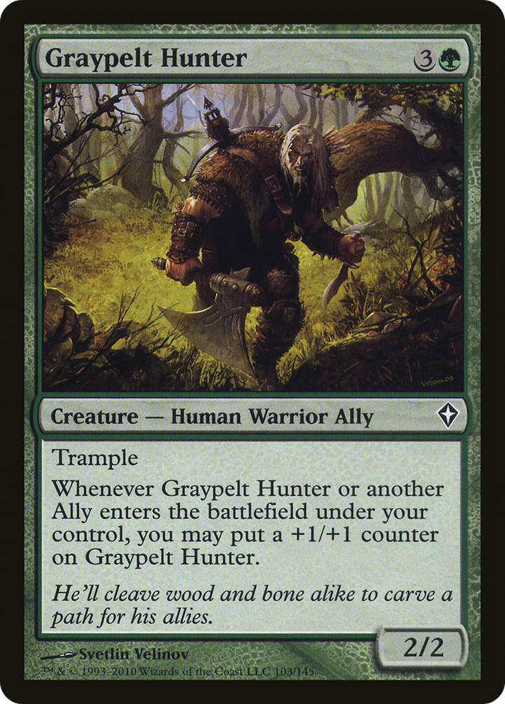 Magic: The Gathering - Graypelt Hunter - Worldwake
