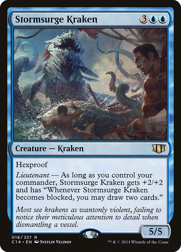 Magic: The Gathering - Stormsurge Kraken - Commander 2014