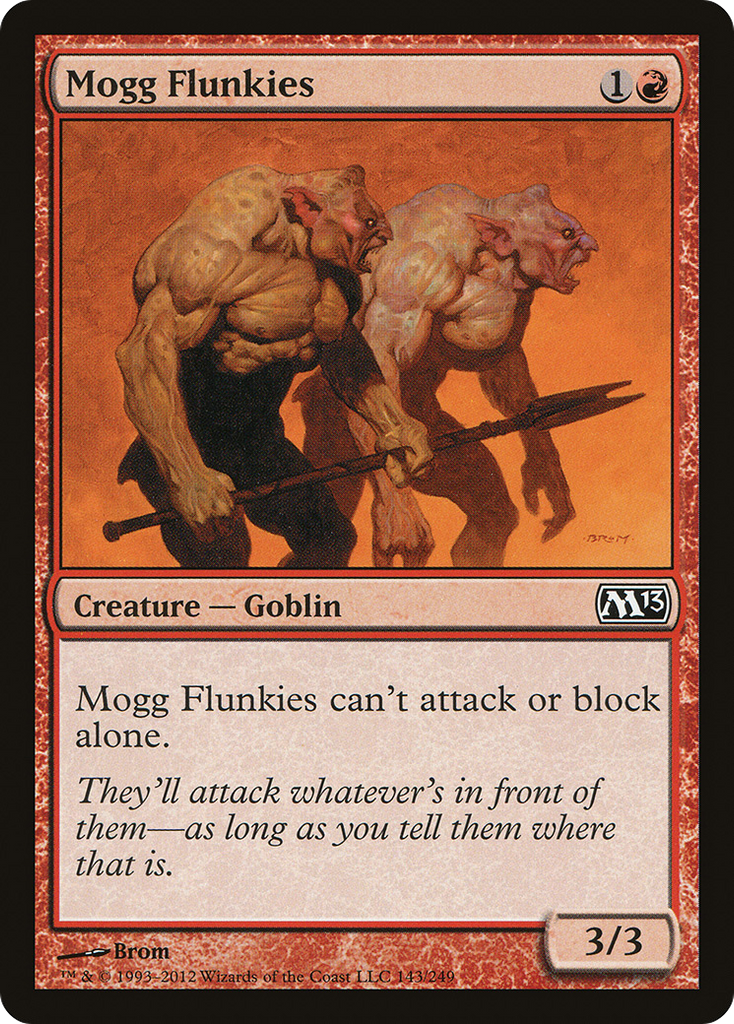 Magic: The Gathering - Mogg Flunkies - Magic 2013