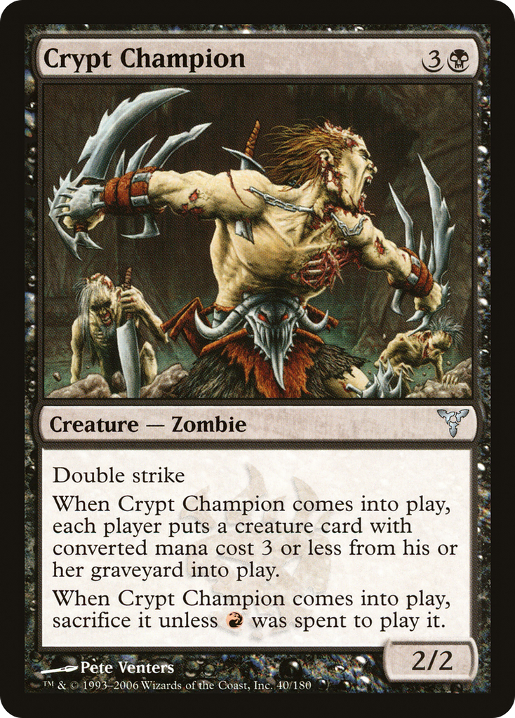 Magic: The Gathering - Crypt Champion - Dissension