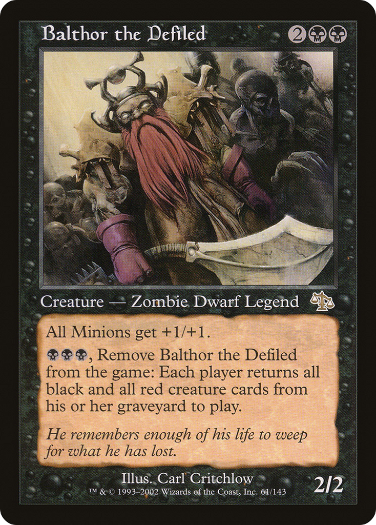 Magic: The Gathering - Balthor the Defiled - Judgment