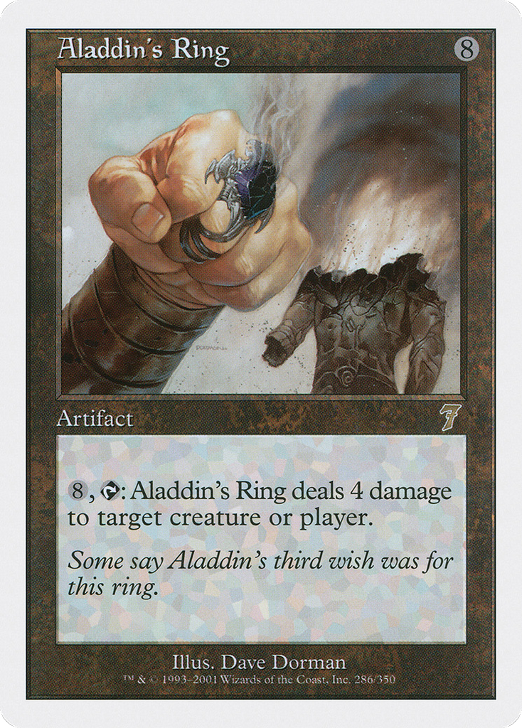 Magic: The Gathering - Aladdin's Ring - Seventh Edition