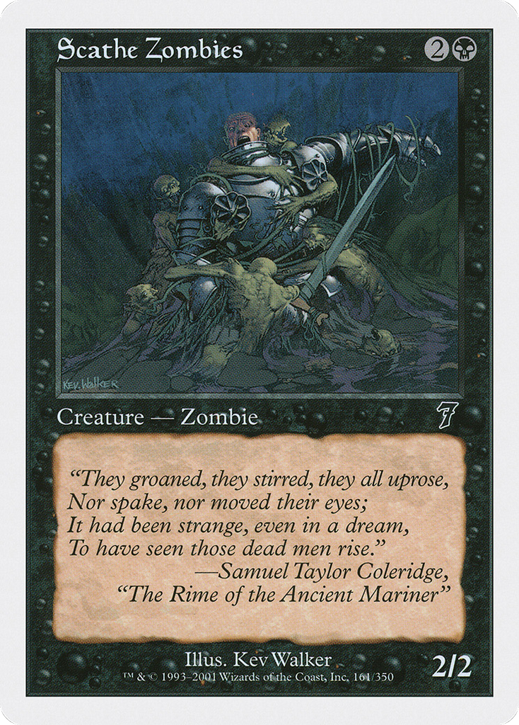 Magic: The Gathering - Scathe Zombies - Seventh Edition