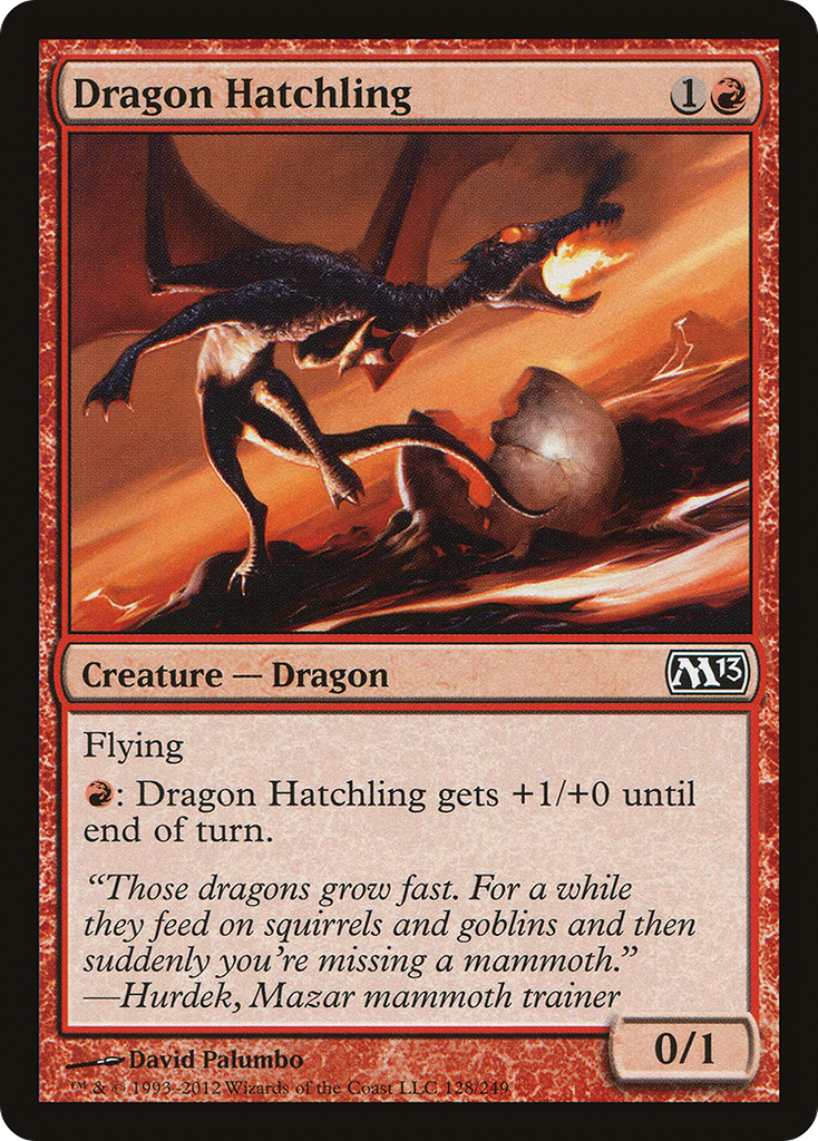 Magic: The Gathering - Dragon Hatchling - Magic 2013