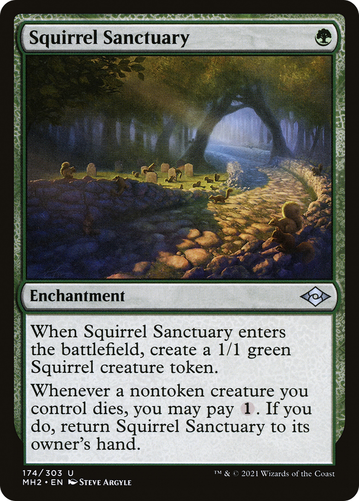 Magic: The Gathering - Squirrel Sanctuary Foil - Modern Horizons 2