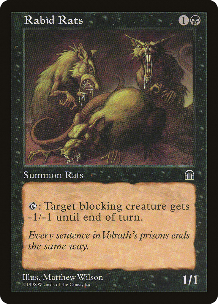 Magic: The Gathering - Rabid Rats - Stronghold