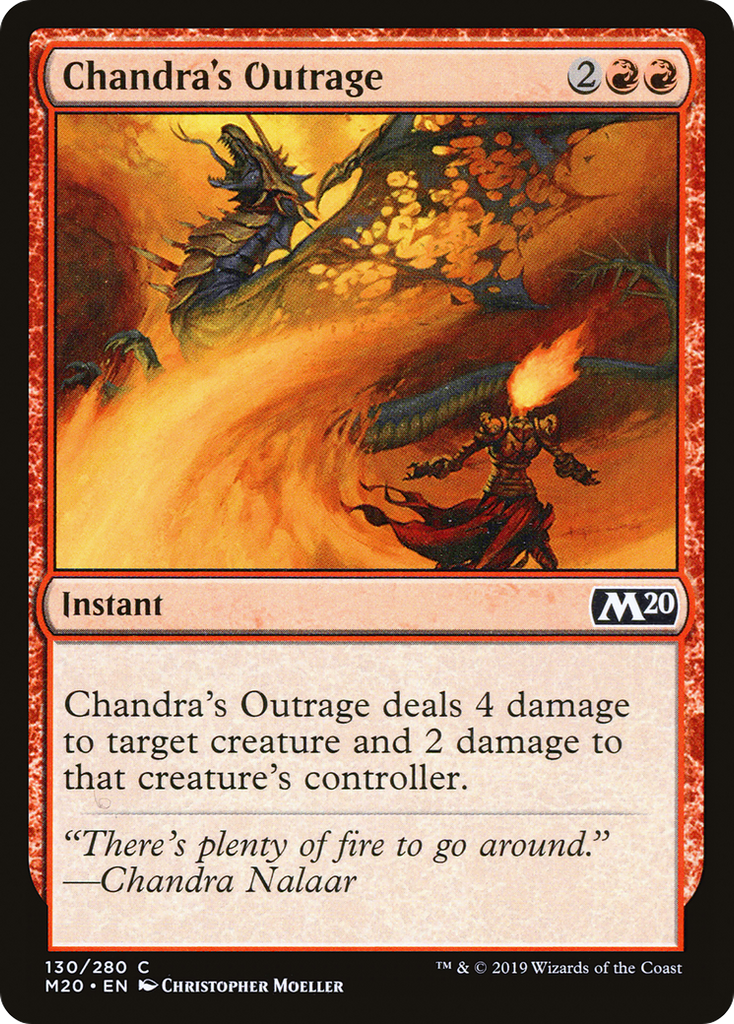 Magic: The Gathering - Chandra's Outrage - Core Set 2020